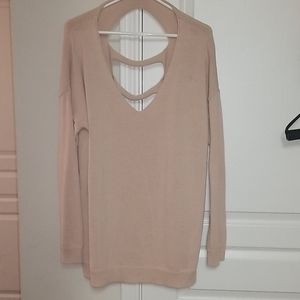 Open back Oversized Sweater